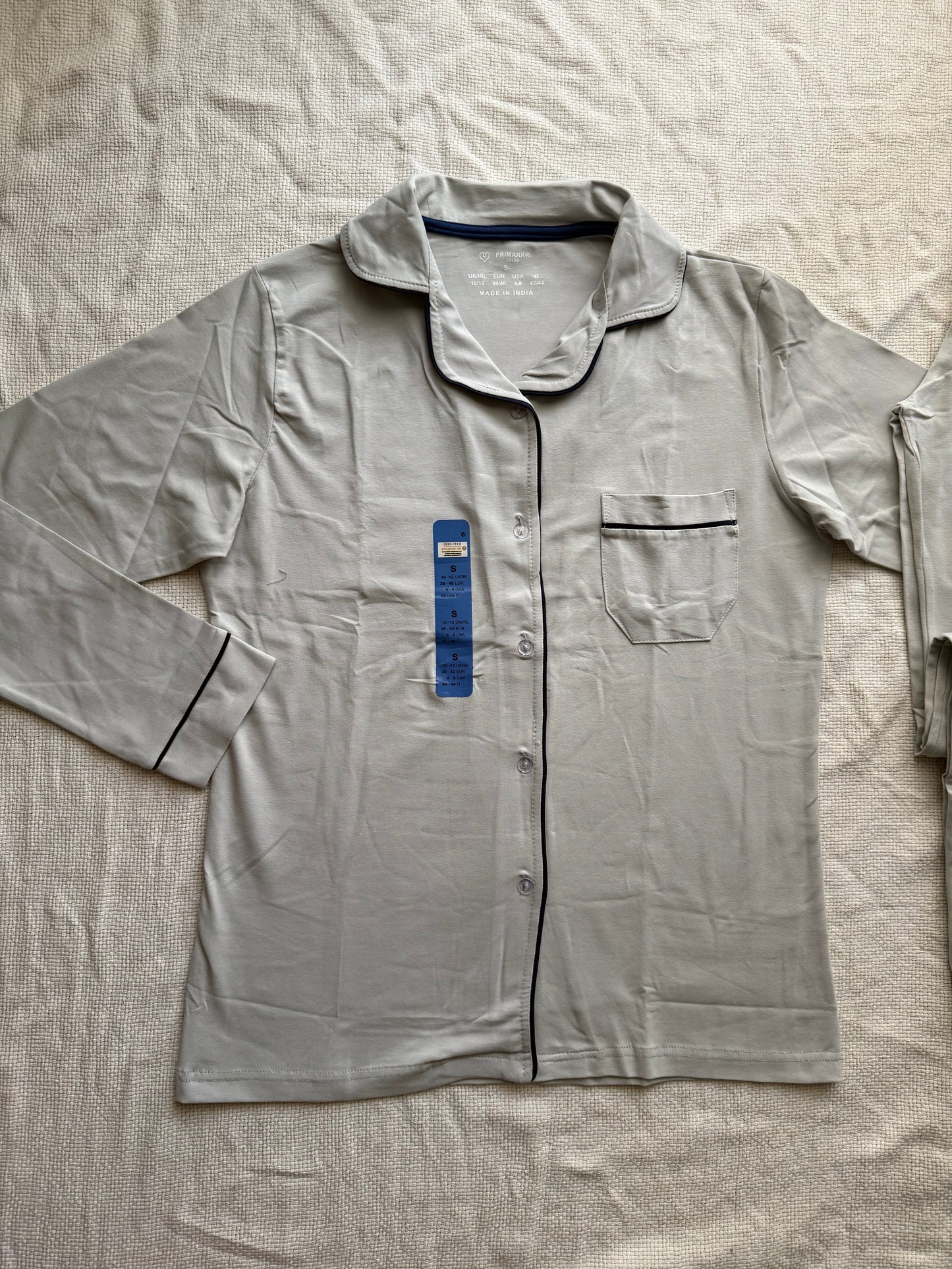 Greish X Navy Primark mirror original boyfriend pj