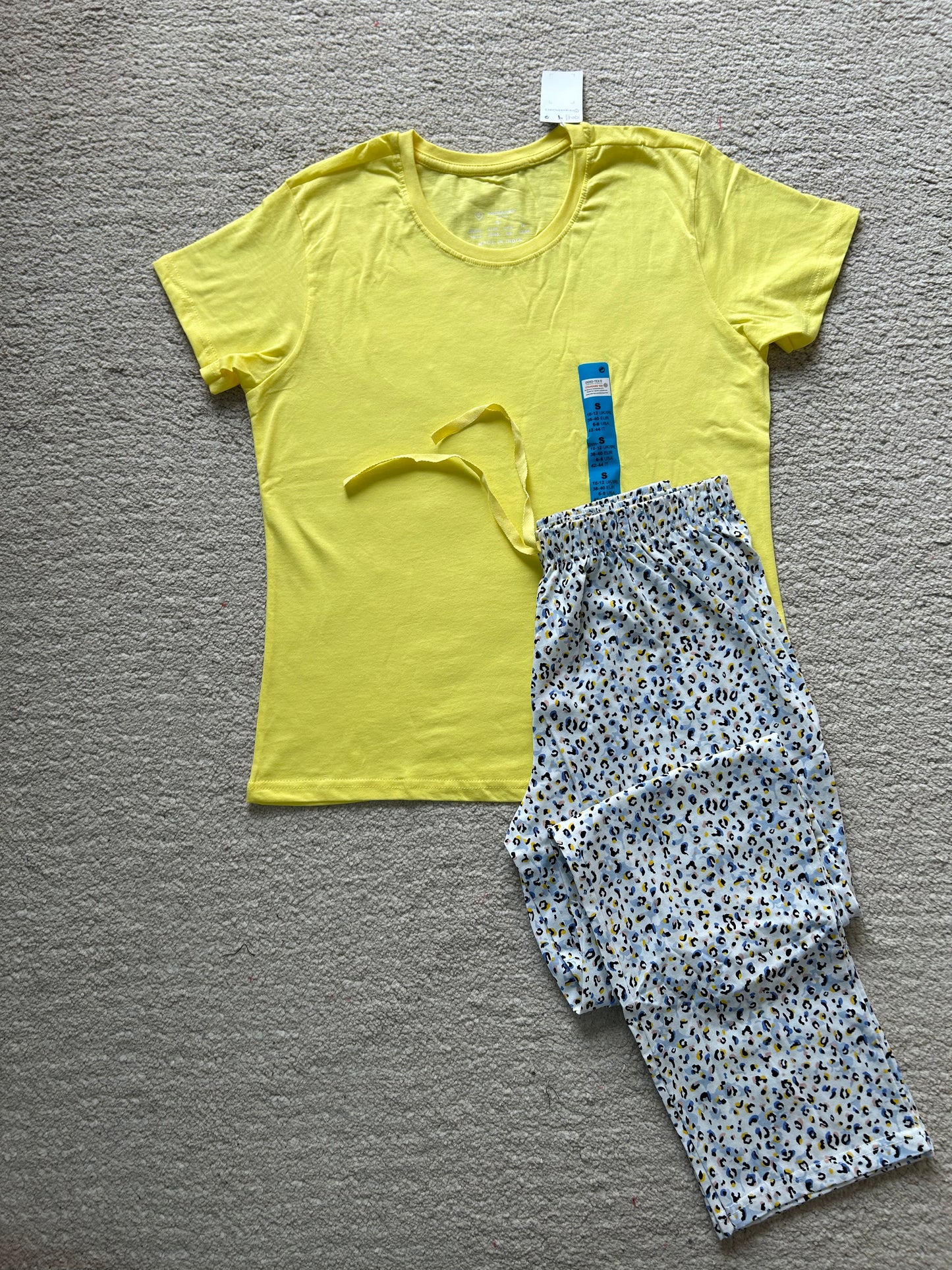 Leopard colorful print pri*mark mi*rror ori*ginal pyjama