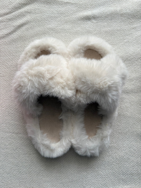 Off-White cross winter slipper