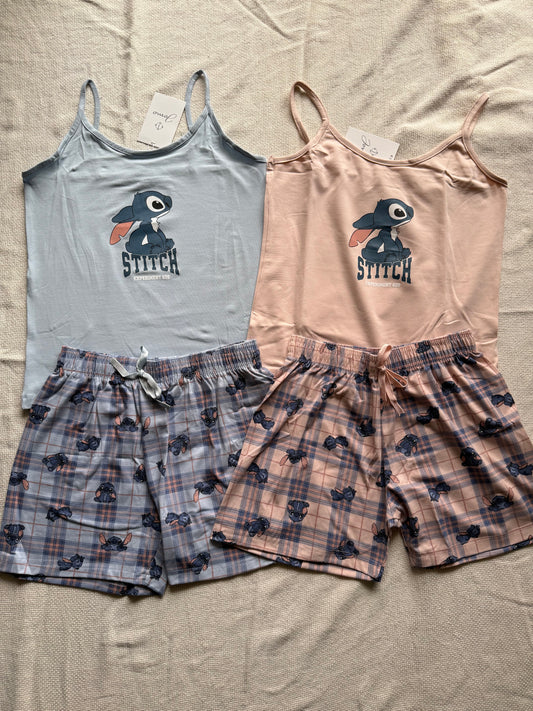 Stitch checkered pj short