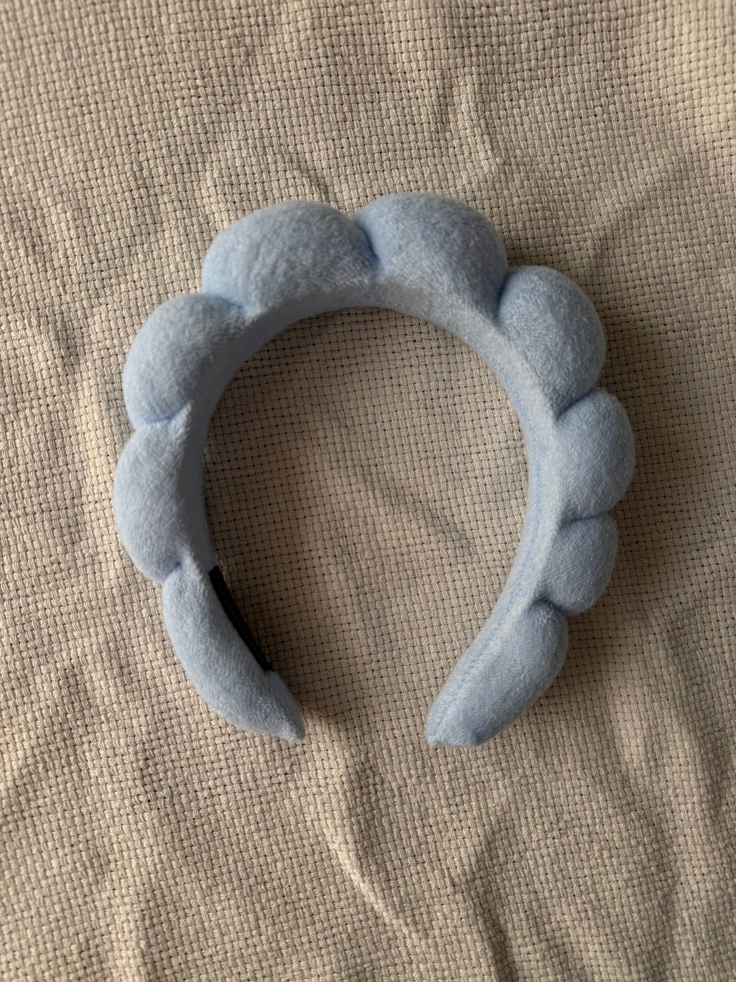 Baby blue bubble headband