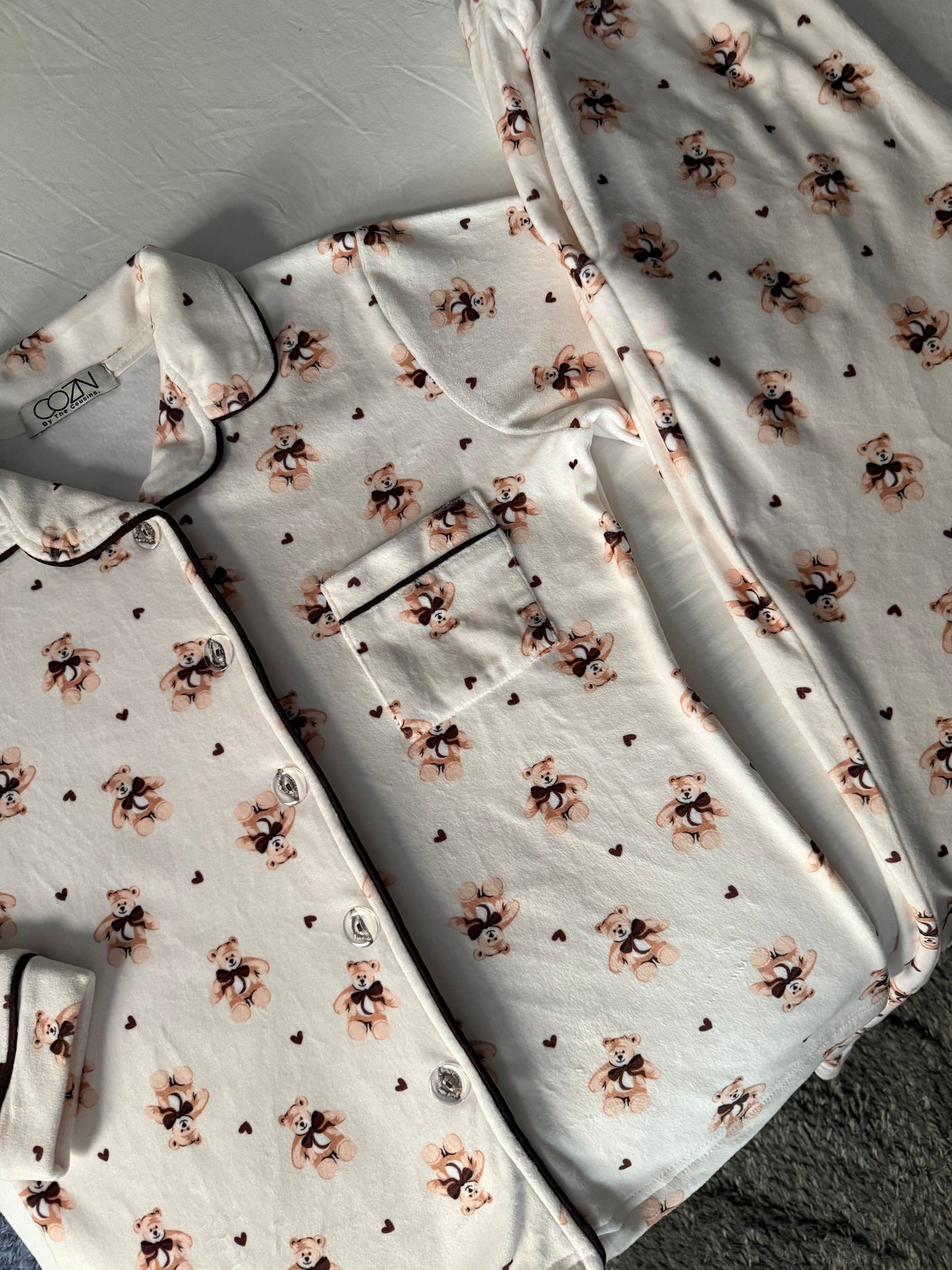 Cozn -Bearly Cute 🧸- velvet pj