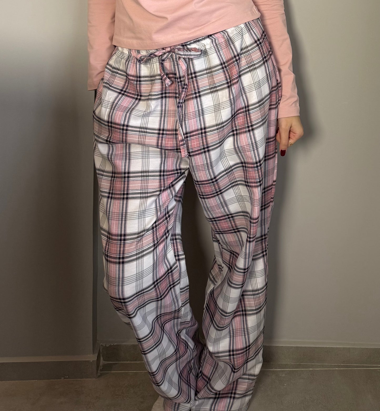 The Pink Checkered Pants only