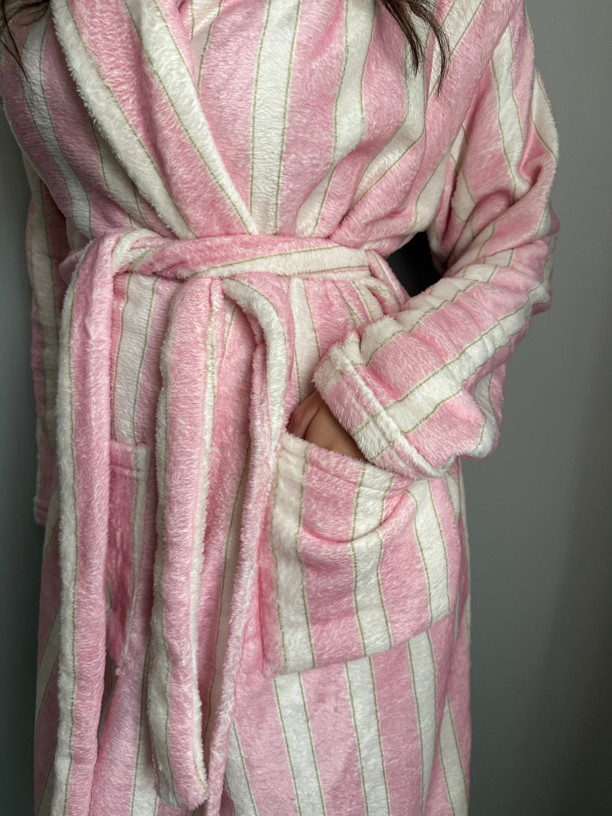 Strawberry Matcha Winter Robe 🍓🍵