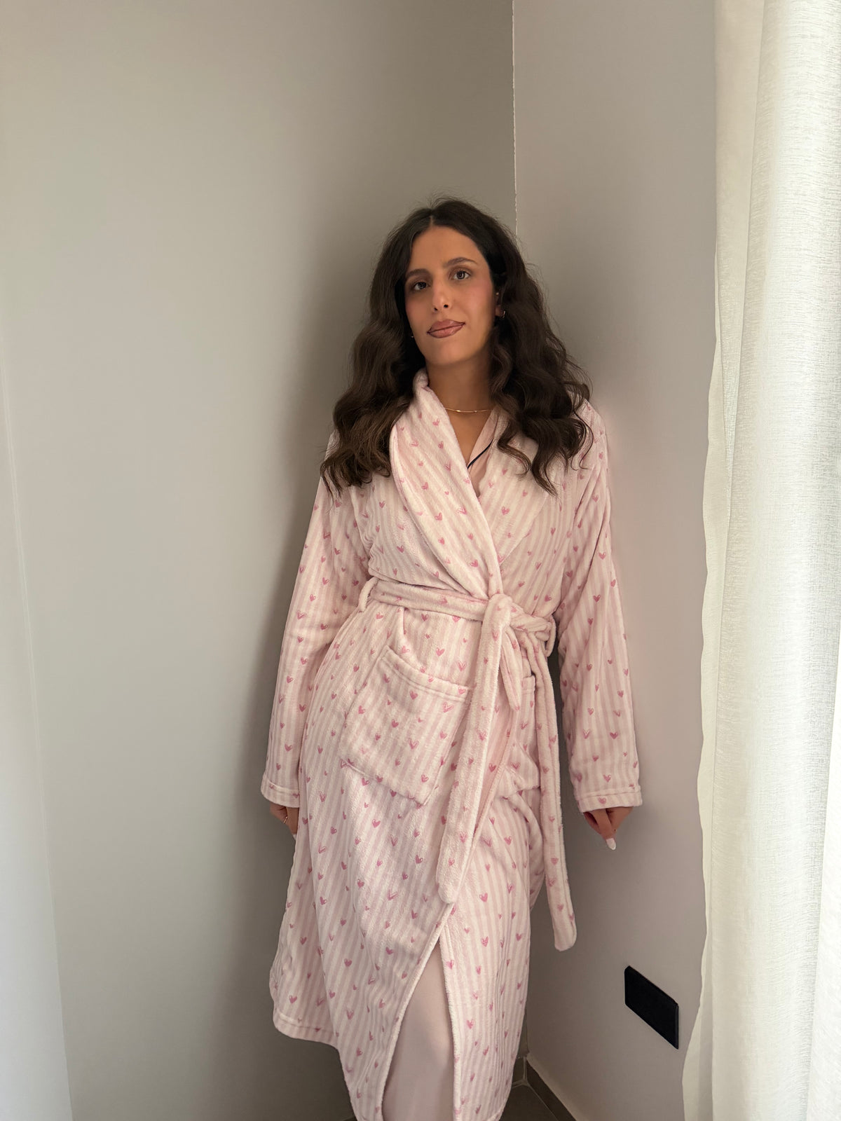 Lovely stripes Winter Robe💗