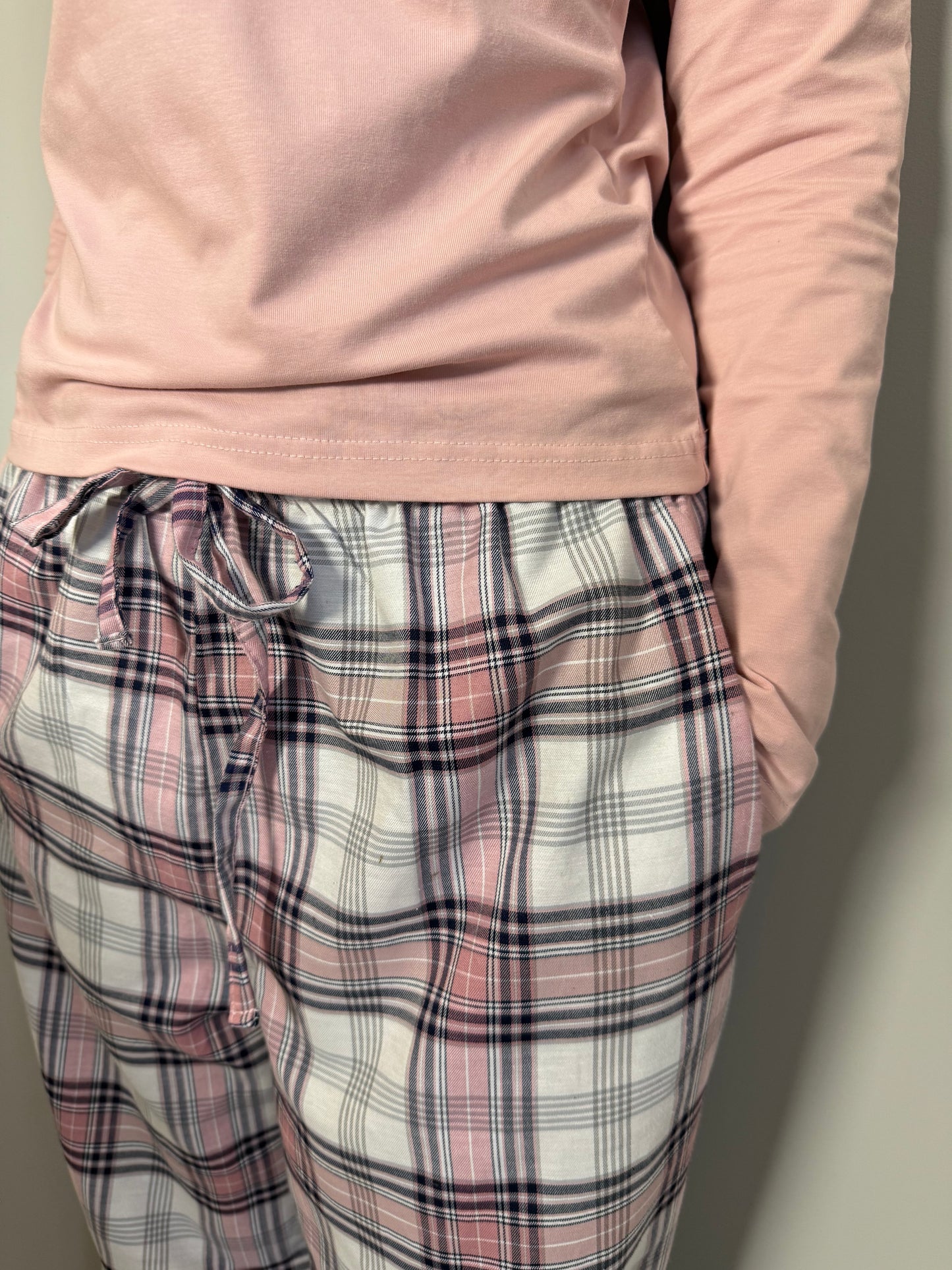 Cozn - The Pink checkered cotton pj 💗
