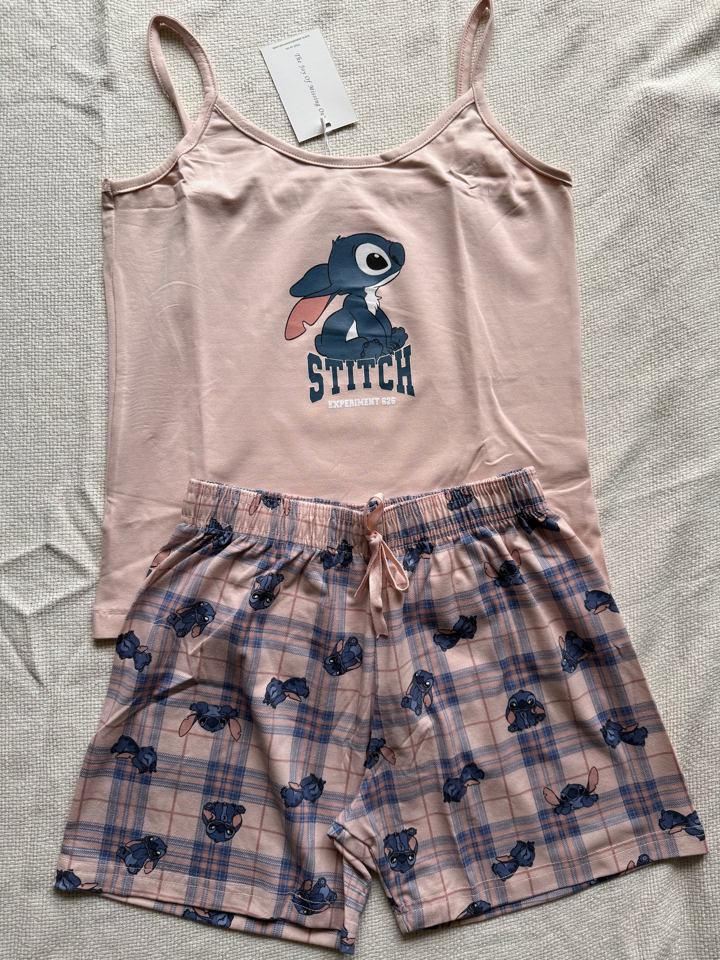 Stitch checkered pj short