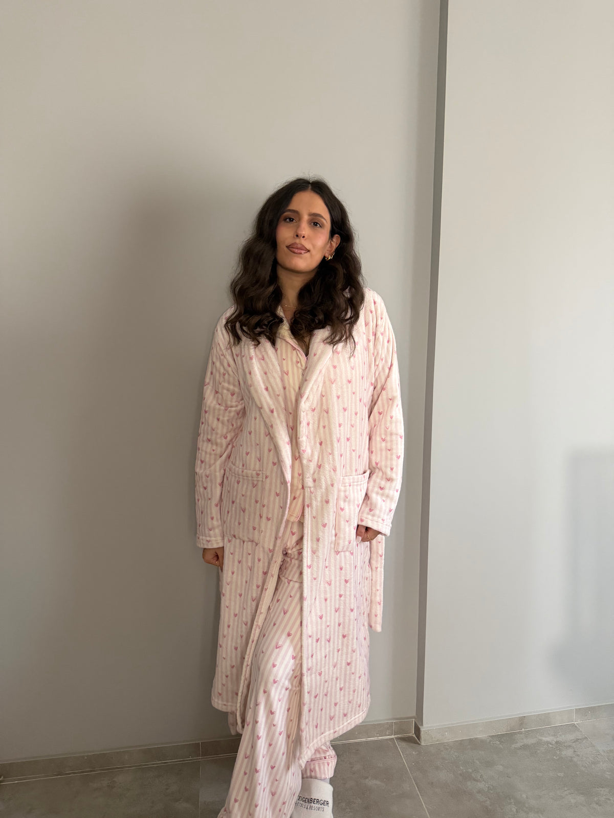 Lovely stripes Winter Robe💗