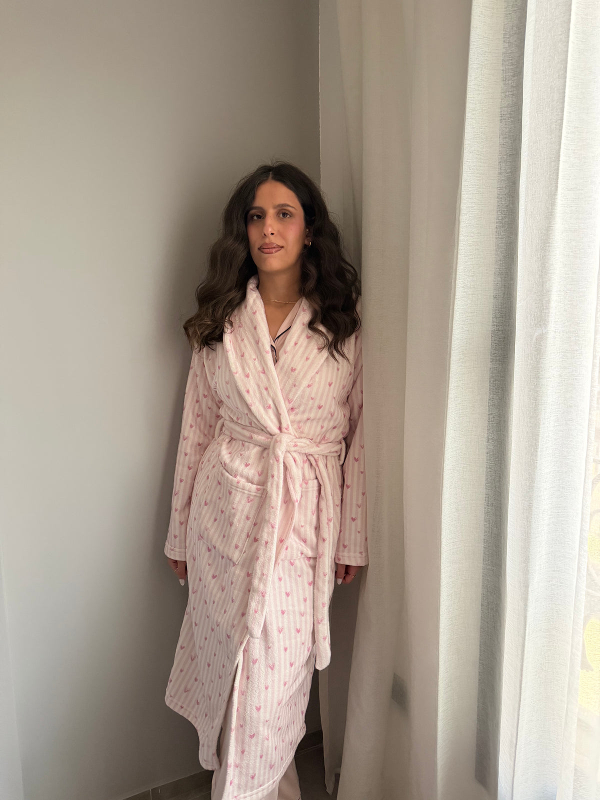 Lovely stripes Winter Robe💗