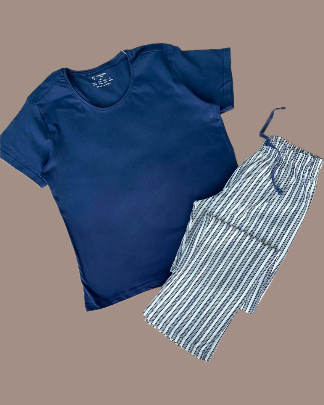 Primark mirror original half sleeves & long pants pj