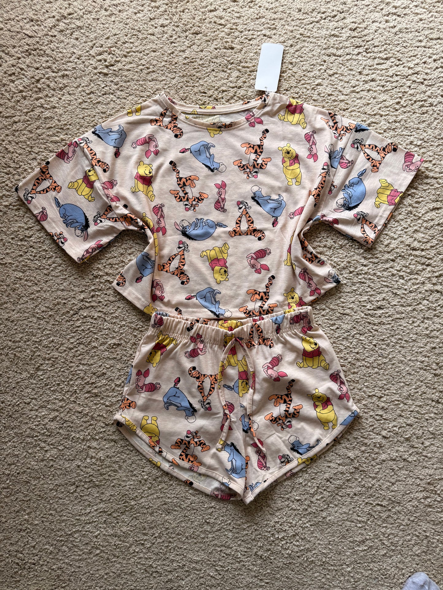 Pooh cotton pyjama short