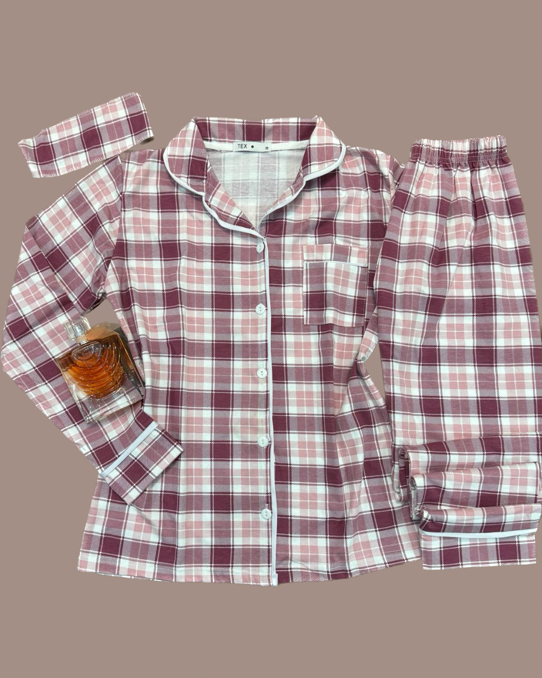 Long sleeves buttoned pyjama by order