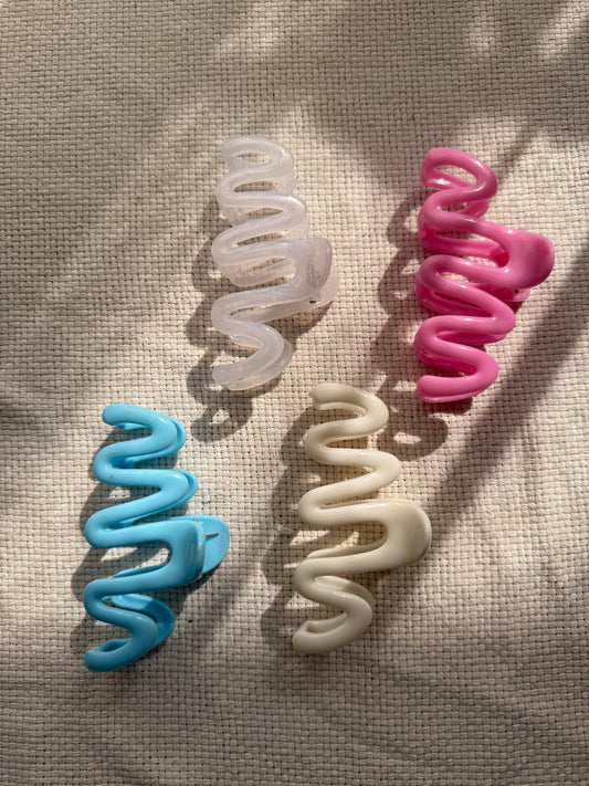 Zigzag claw hair clip