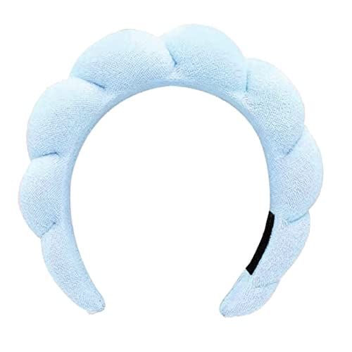 Baby blue bubble headband